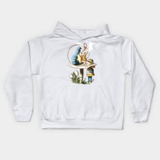 The Caterpillar - Alice In Wonderland Kids Hoodie